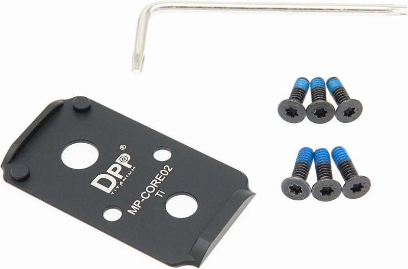 DPP Titanium Mount/Adapter Plate Compatible with Smith & Wesson MP 2.0 Optics Ready/CORE Holosun 407C/507C/508T Trijicon RMR/SRO - Image 1
